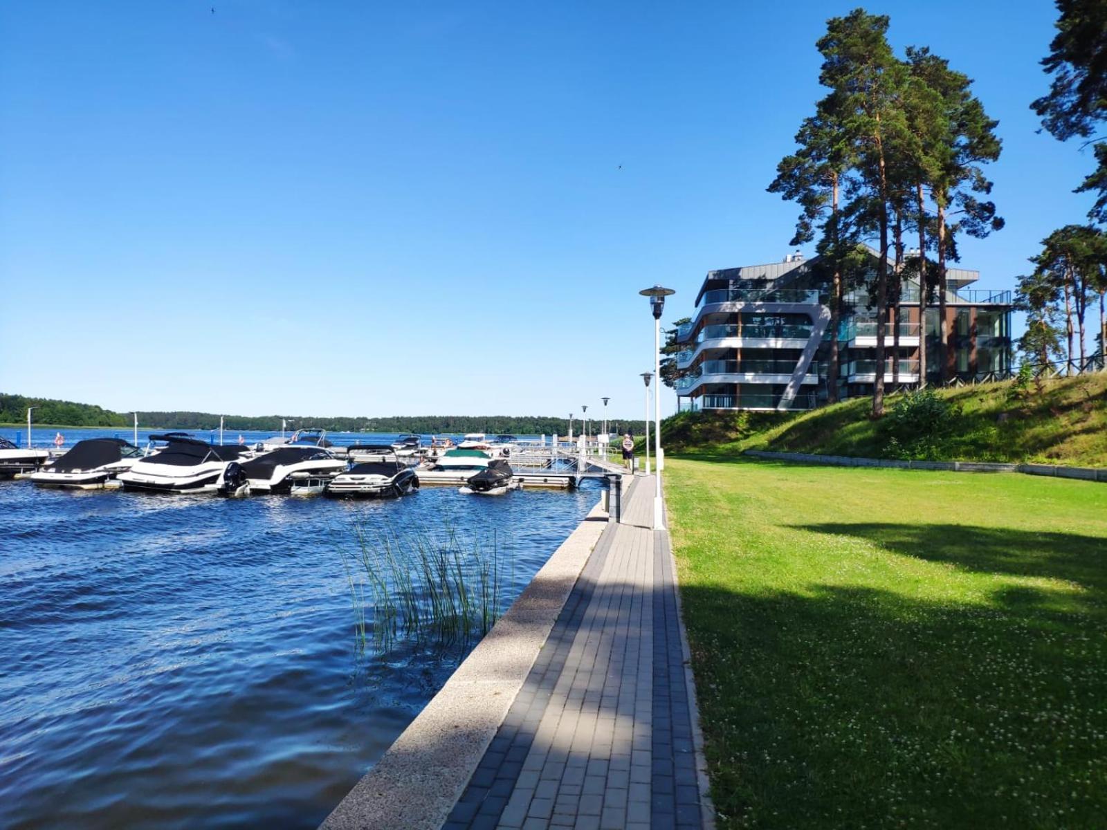Apartament Bryza Augustow Z Widokiem Na Jezioro Necko Exterior foto